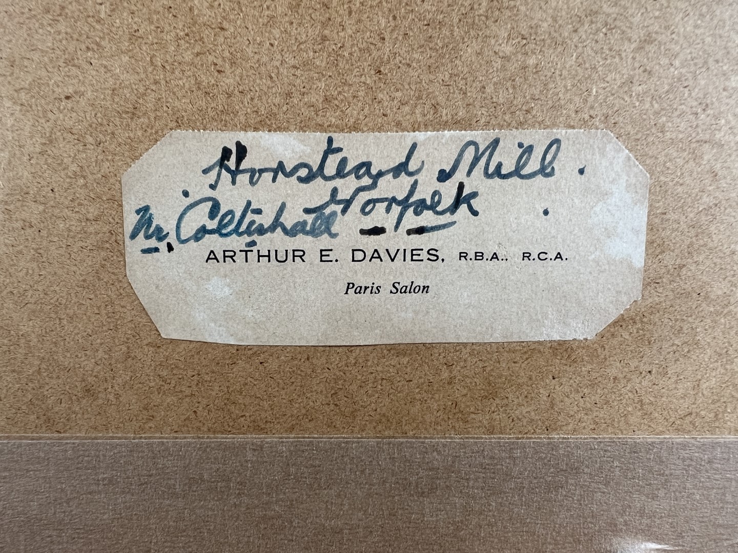 Arthur E Davies Horstead Mill (1)
