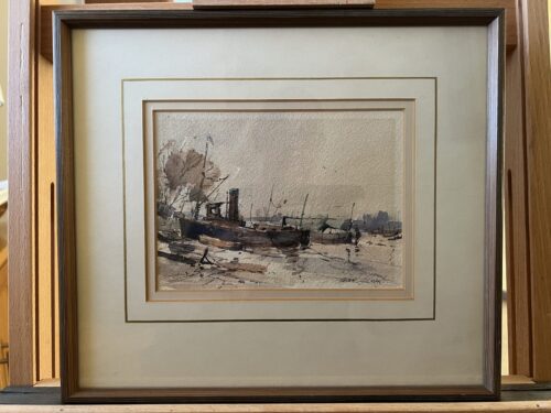 Peter Gilman Pin Mill Watercolour (2)