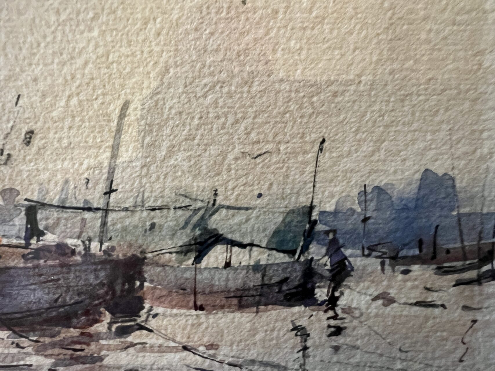 Peter Gilman Pin Mill Watercolour (5)